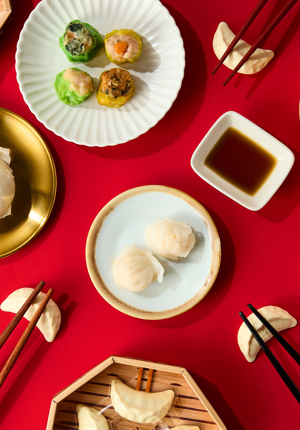 Niknax｜Dumpling Chopsticks Holder 水餃造型多用途筷架 4件套組