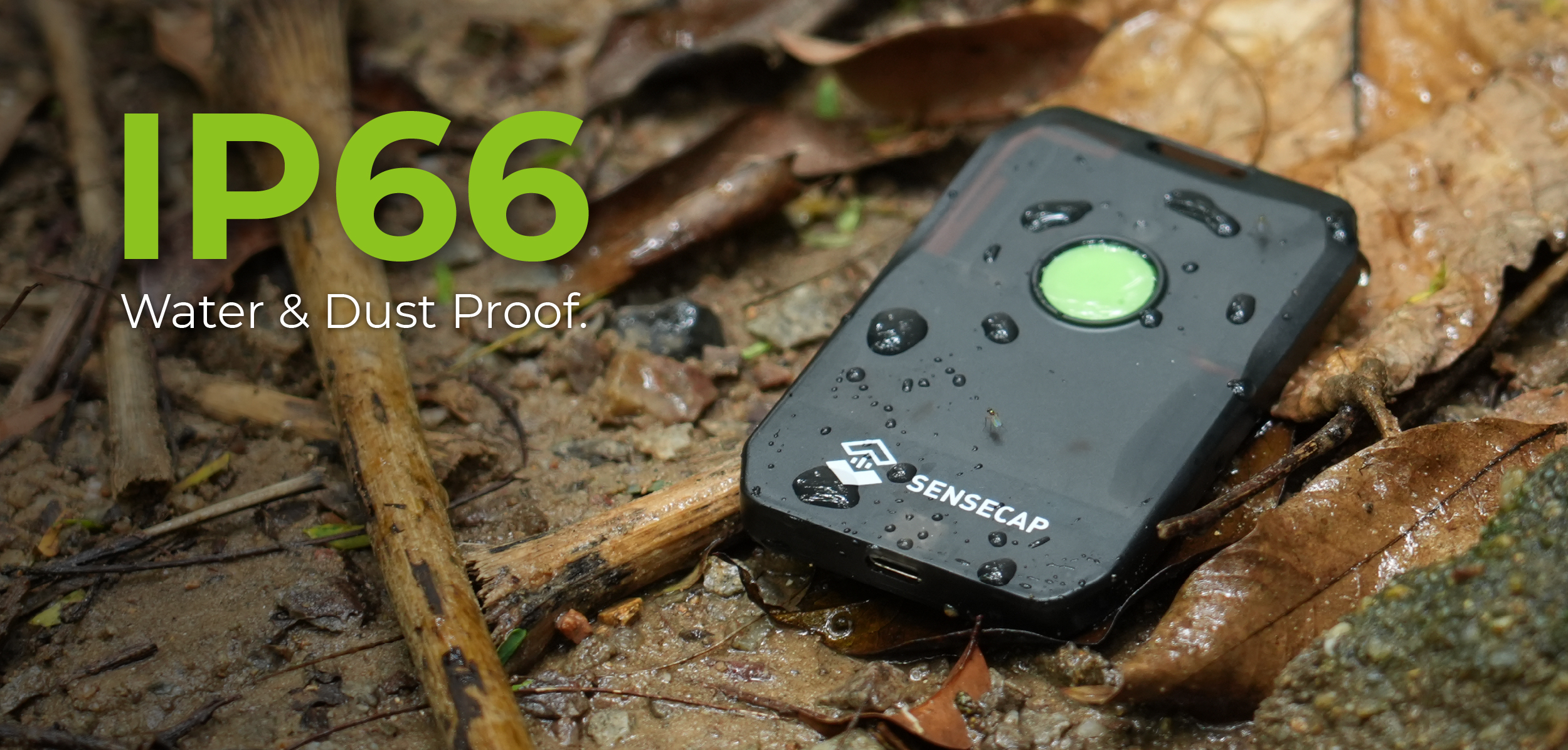 SenseCAP MeshTracker X1,雙頻 GPS 追蹤器,IP66 戶外防護