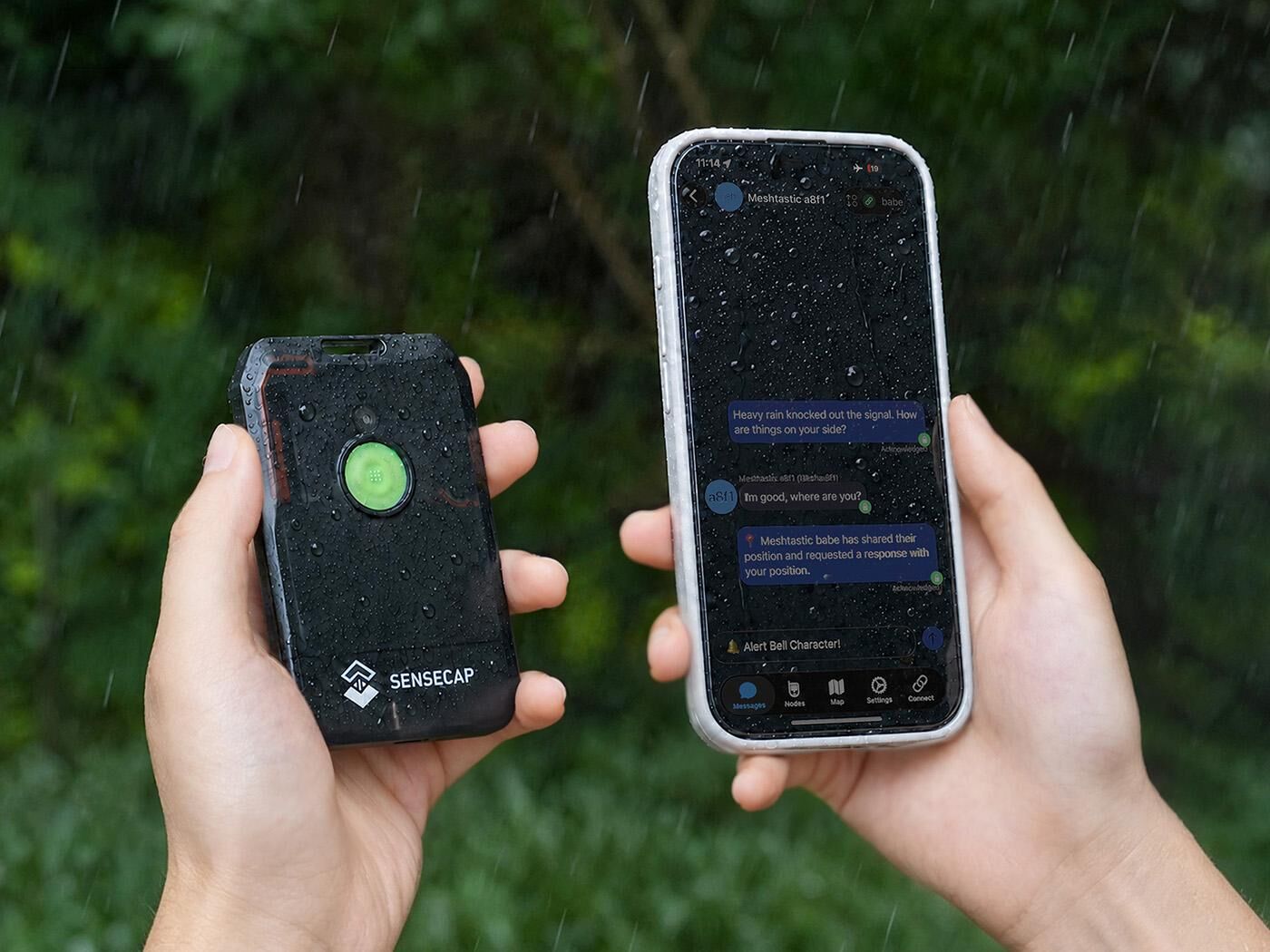 SenseCAP MeshTracker X1,雙頻 GPS 追蹤器,安全防護與緊急應變
