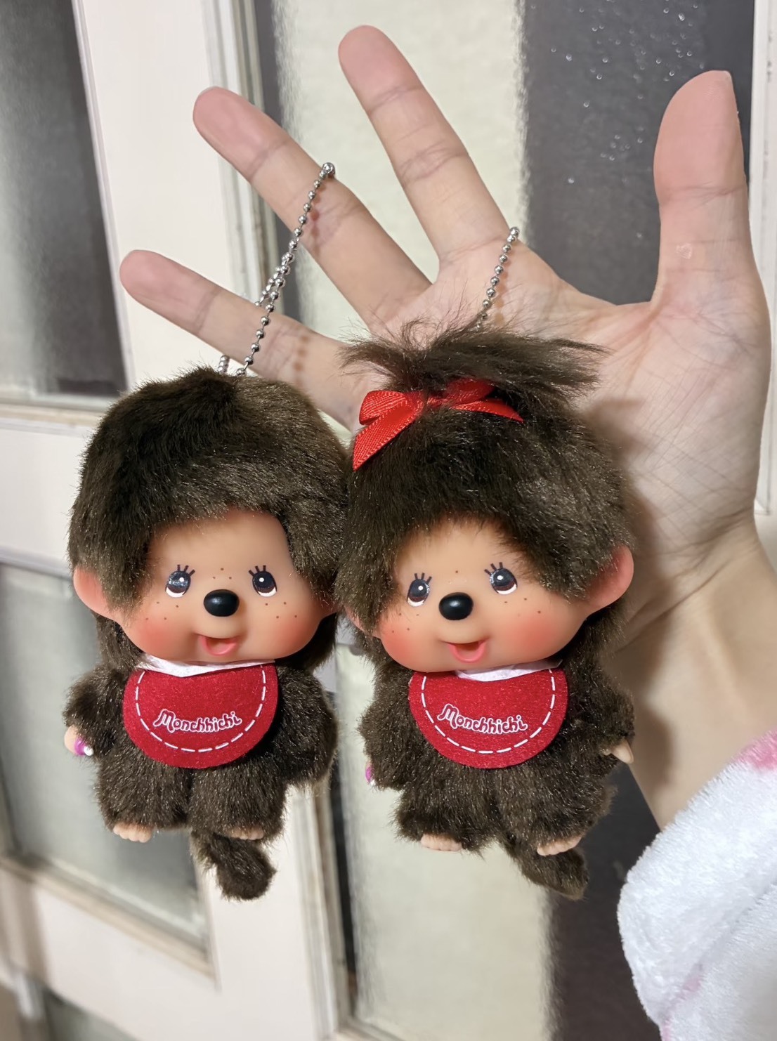 （預購）Monchhichi 蒙奇奇 baby 基礎款 經典咖啡色 毛絨掛件 吊飾 寶寶夢奇奇