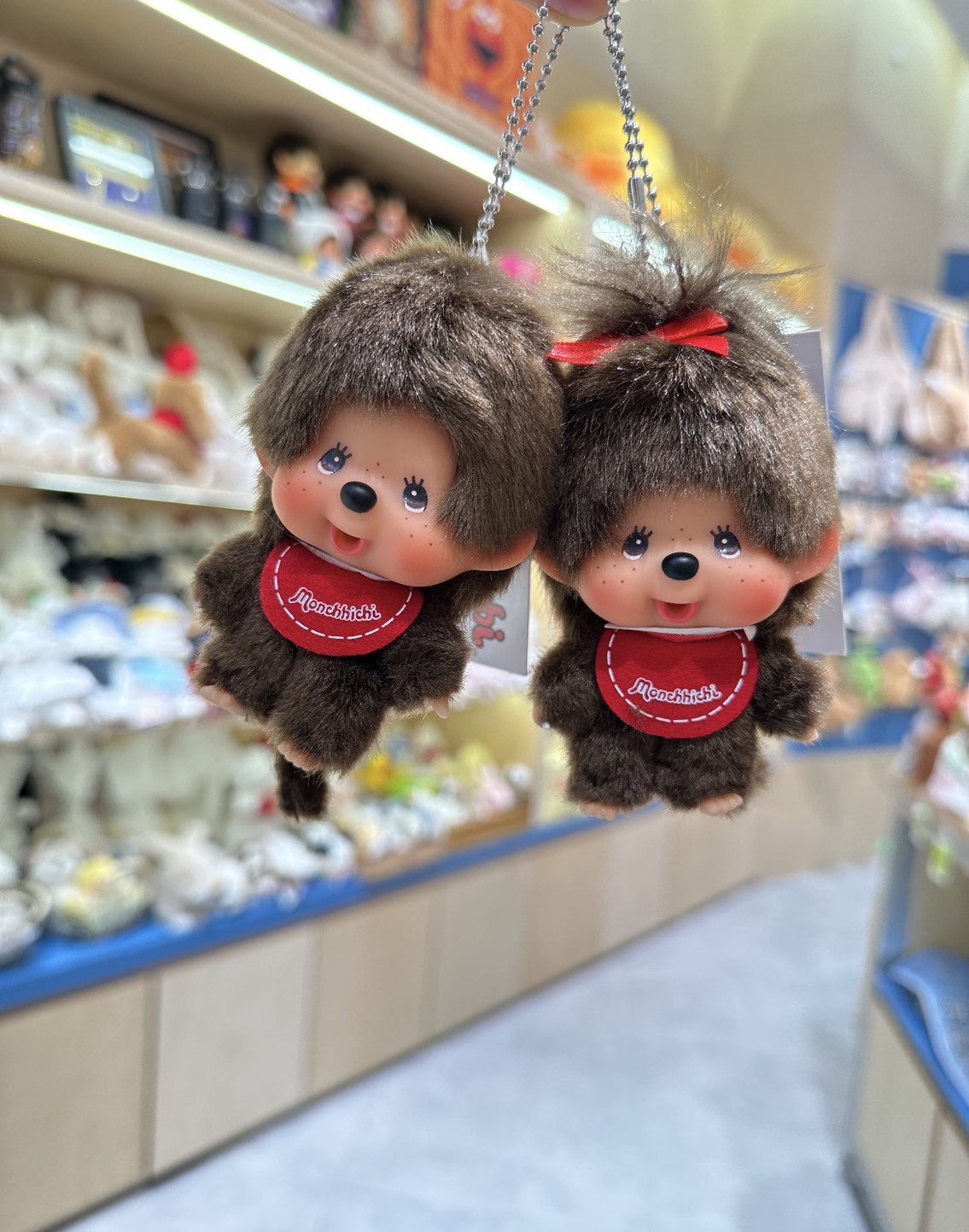 （預購）Monchhichi 蒙奇奇 baby 基礎款 經典咖啡色 毛絨掛件 吊飾 寶寶夢奇奇