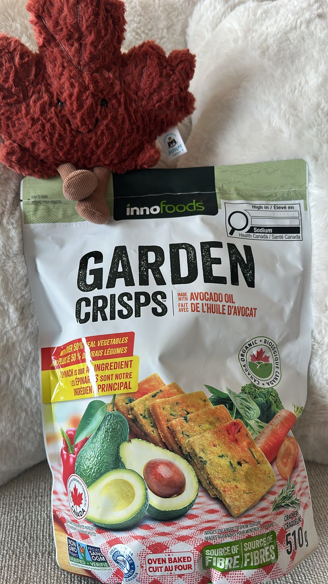 UU45 Innofoods 無麩質蔬菜脆餅 510g  **到期日: 約 2027/04