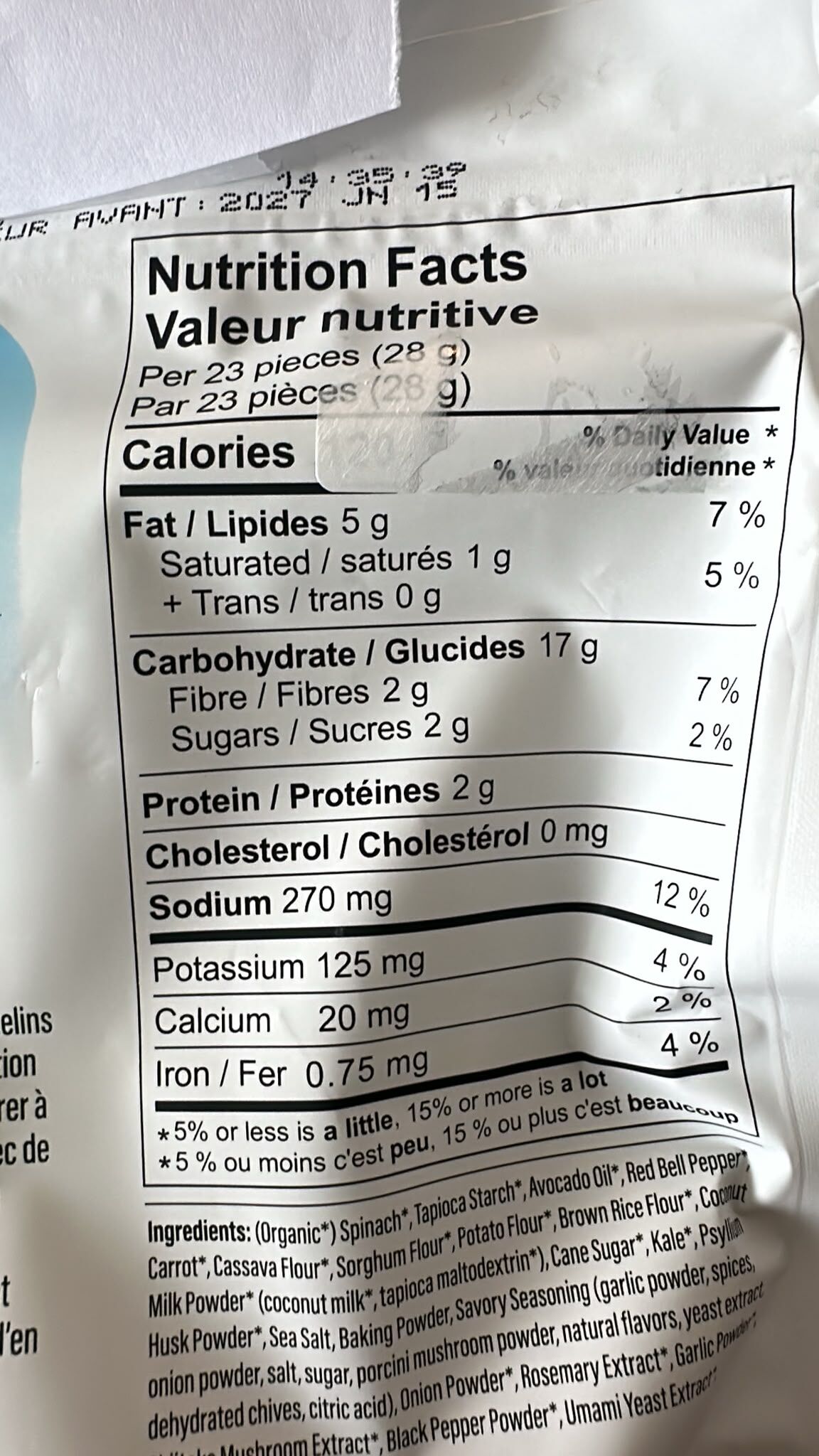 UU45 Innofoods 無麩質蔬菜脆餅 510g  **到期日: 約 2027/04
