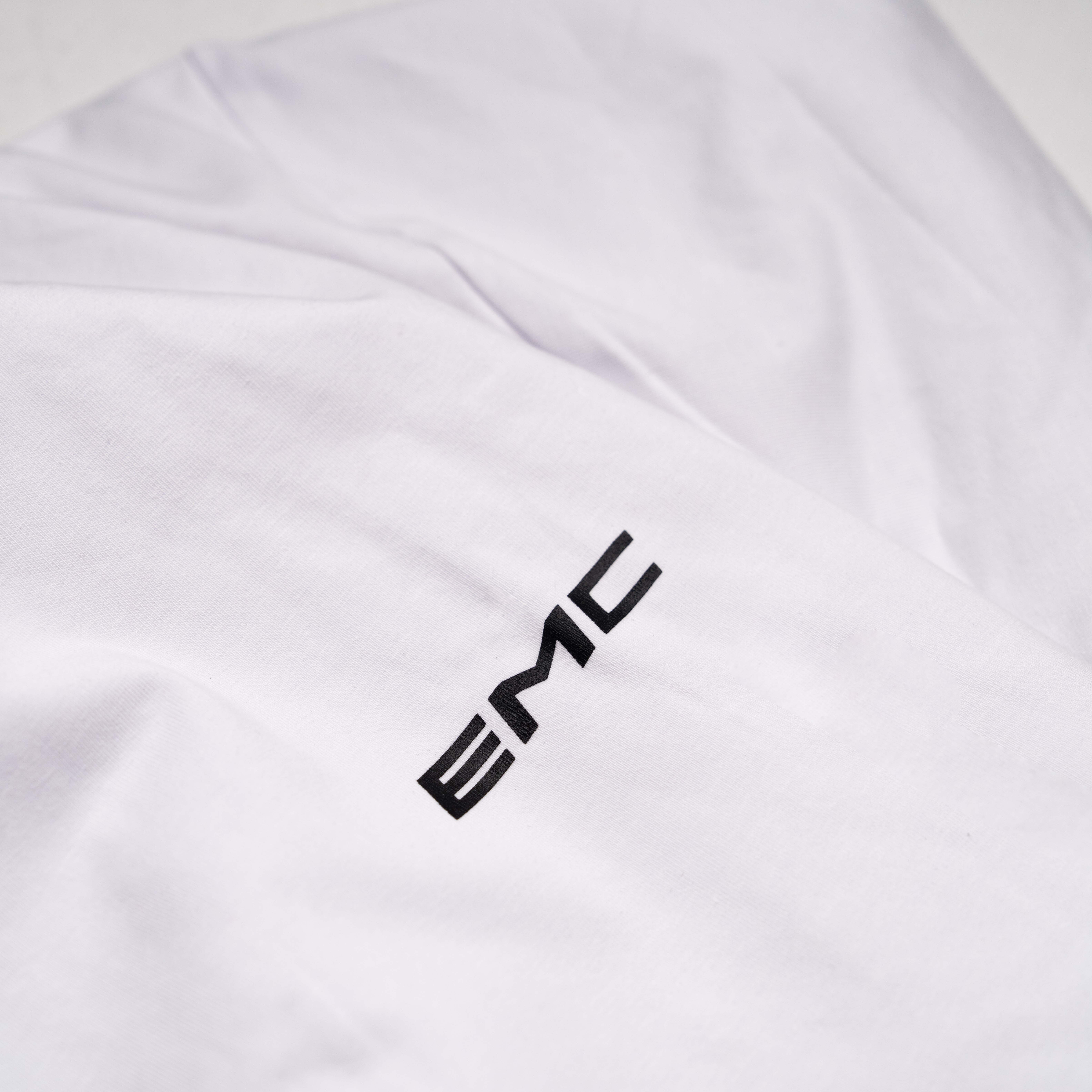 EMC 運動LOGO短袖(白)