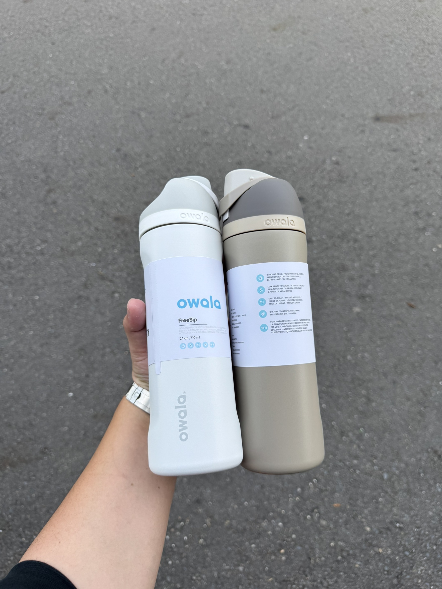 #現貨 Owala® FreeSip 雙飲口吸管保溫保冰水壺 24OZ / 710ml 九色