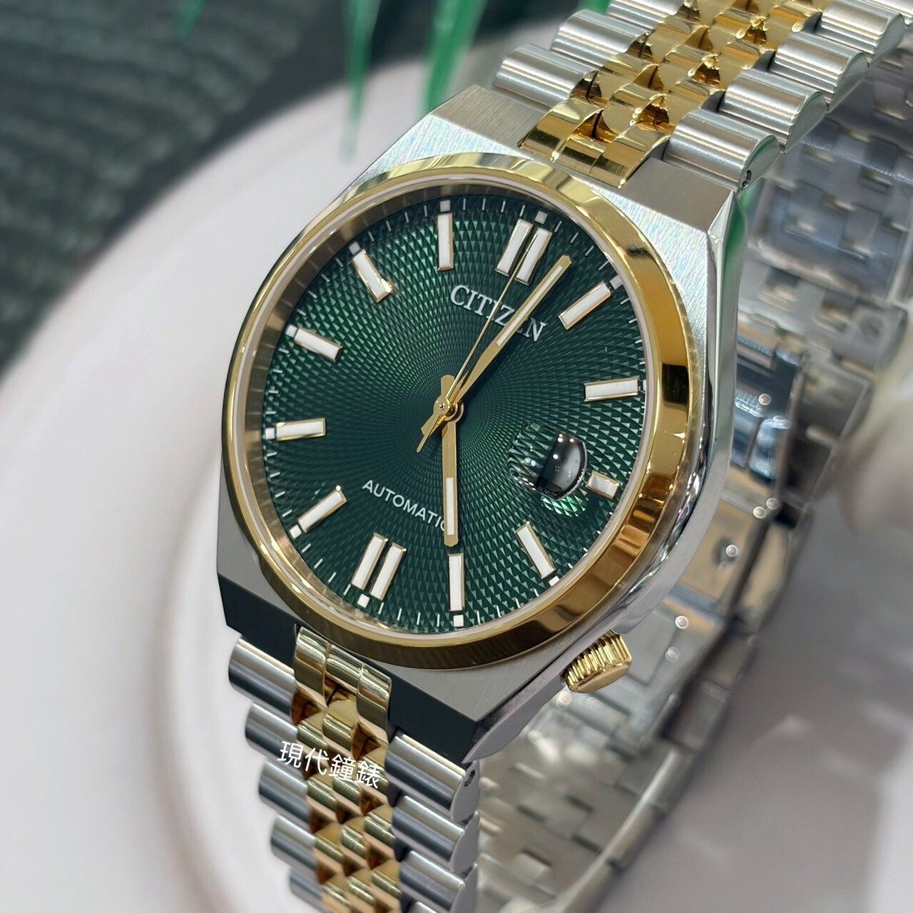 【CITIZEN 星辰】亮眼知性機械男錶 NK0024-54X 40mm 現代鐘錶