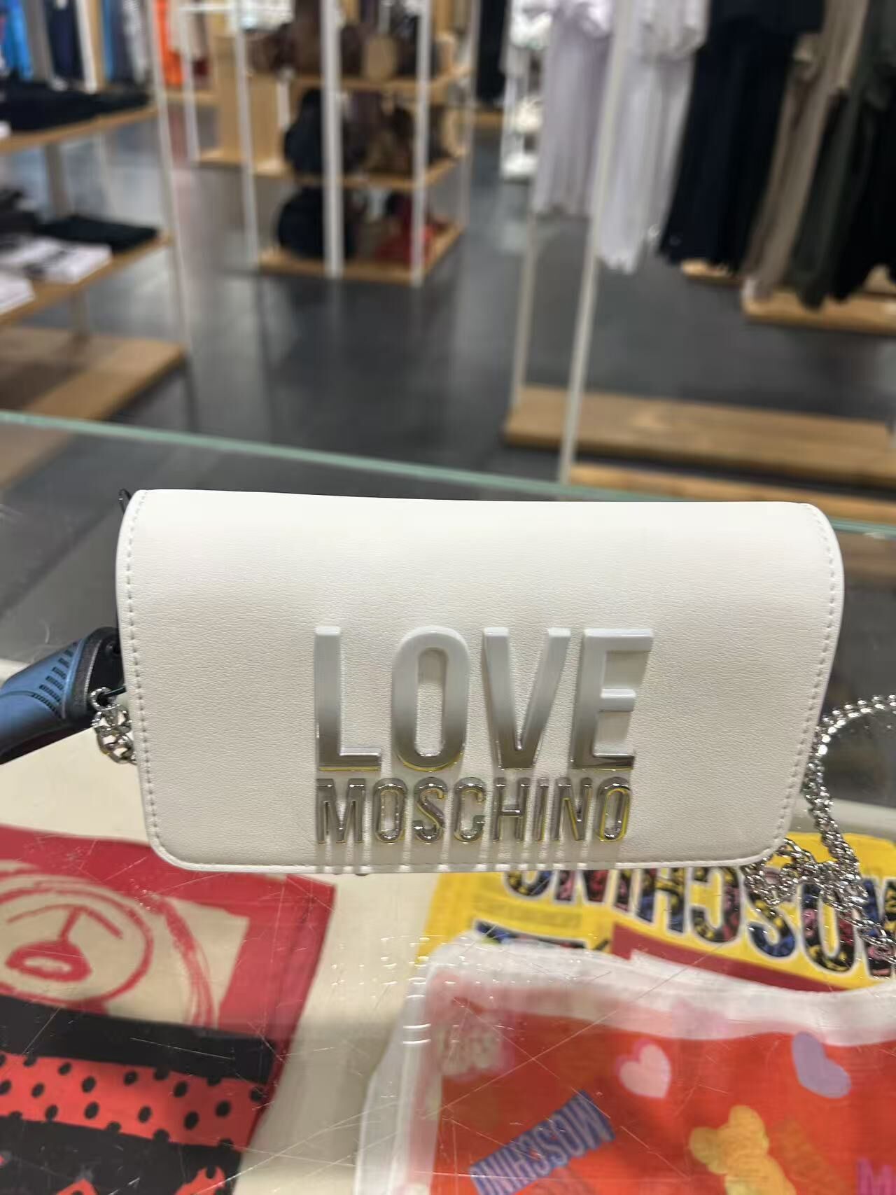 LYS02208 Love Moschino 立體金屬字母Woc