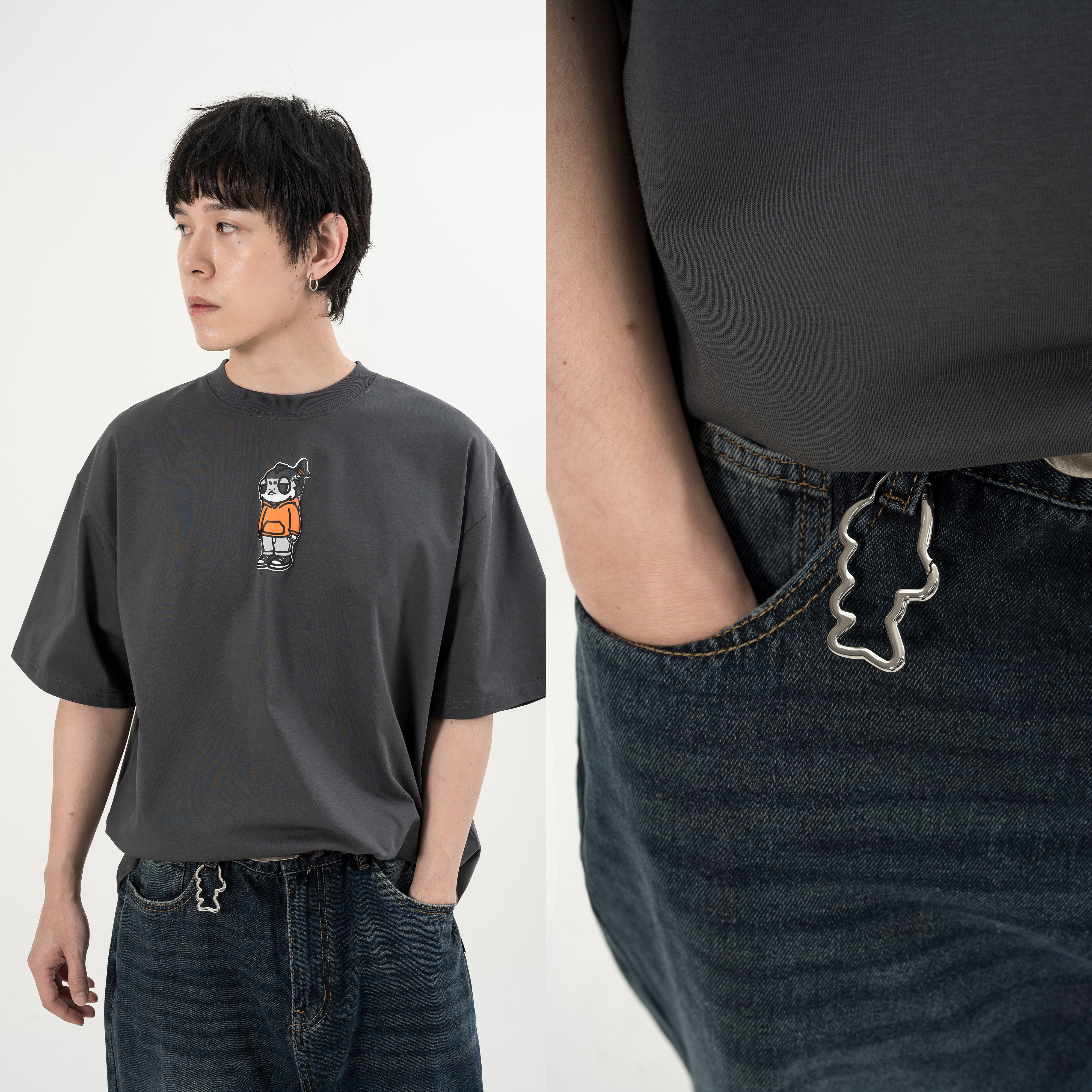 AGILITY HOUSE - Shadow Buckle Key Chain 魚影 多功能扣環 [AH-BC]