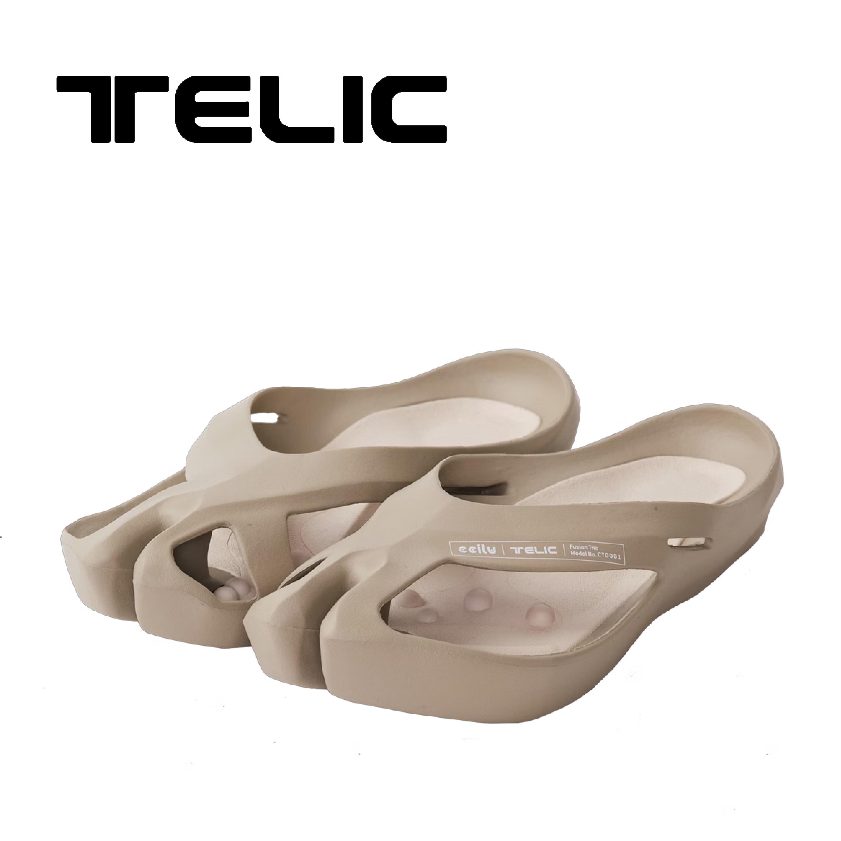 Telic 美國 3in1桑足鞋 女款 (杏棕色) *30TCTW103