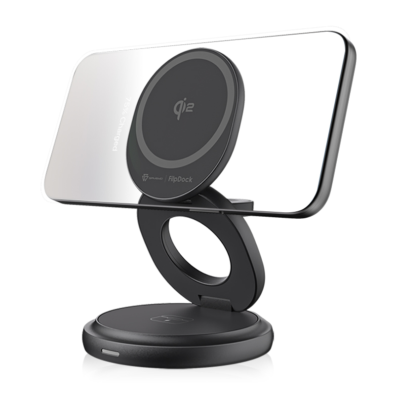 【SAVEWO 救世】FlipDock Qi2 三合一旋磁座充