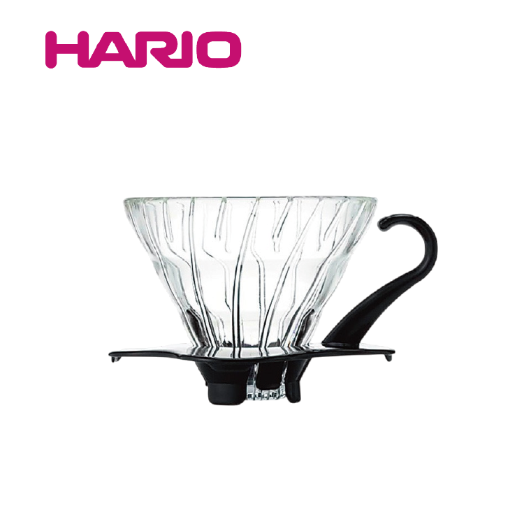 【HARIO】 VDG-01B 玻璃濾杯｜黑色｜1~2人