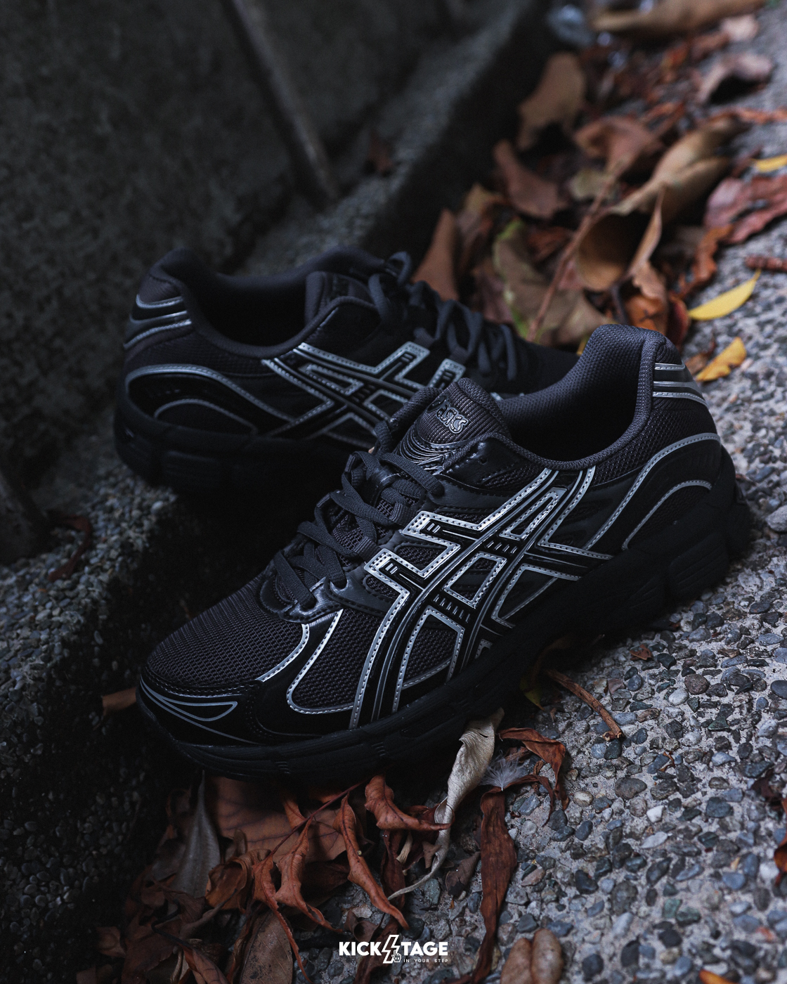 （門市現貨）男女鞋 ASICS GEL-STRATUS MC 黑銀色 亞瑟膠緩震 支撐 網眼 透氣 運動 休閒鞋【1203B049-020】