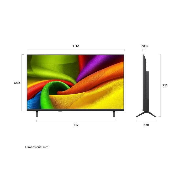 LG    50NU855BPCA‧50inch NANO 4K UHD AI Smart TV‧3-year limited warranty‧