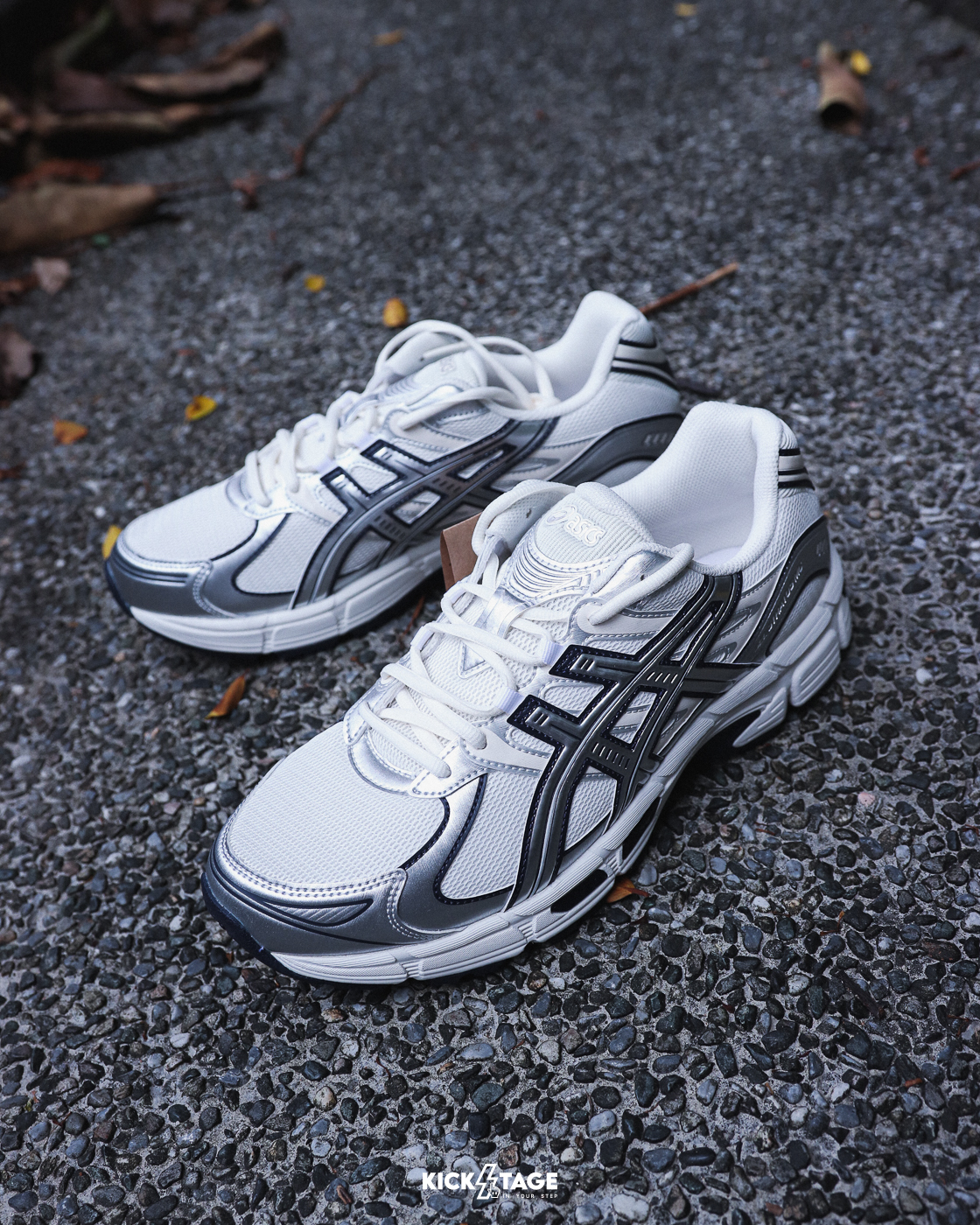 （門市現貨）男女鞋 ASICS GEL-STRATUS MC 白銀色 亞瑟膠緩震 支撐 網眼 透氣 運動 休閒鞋【1203B049-103】