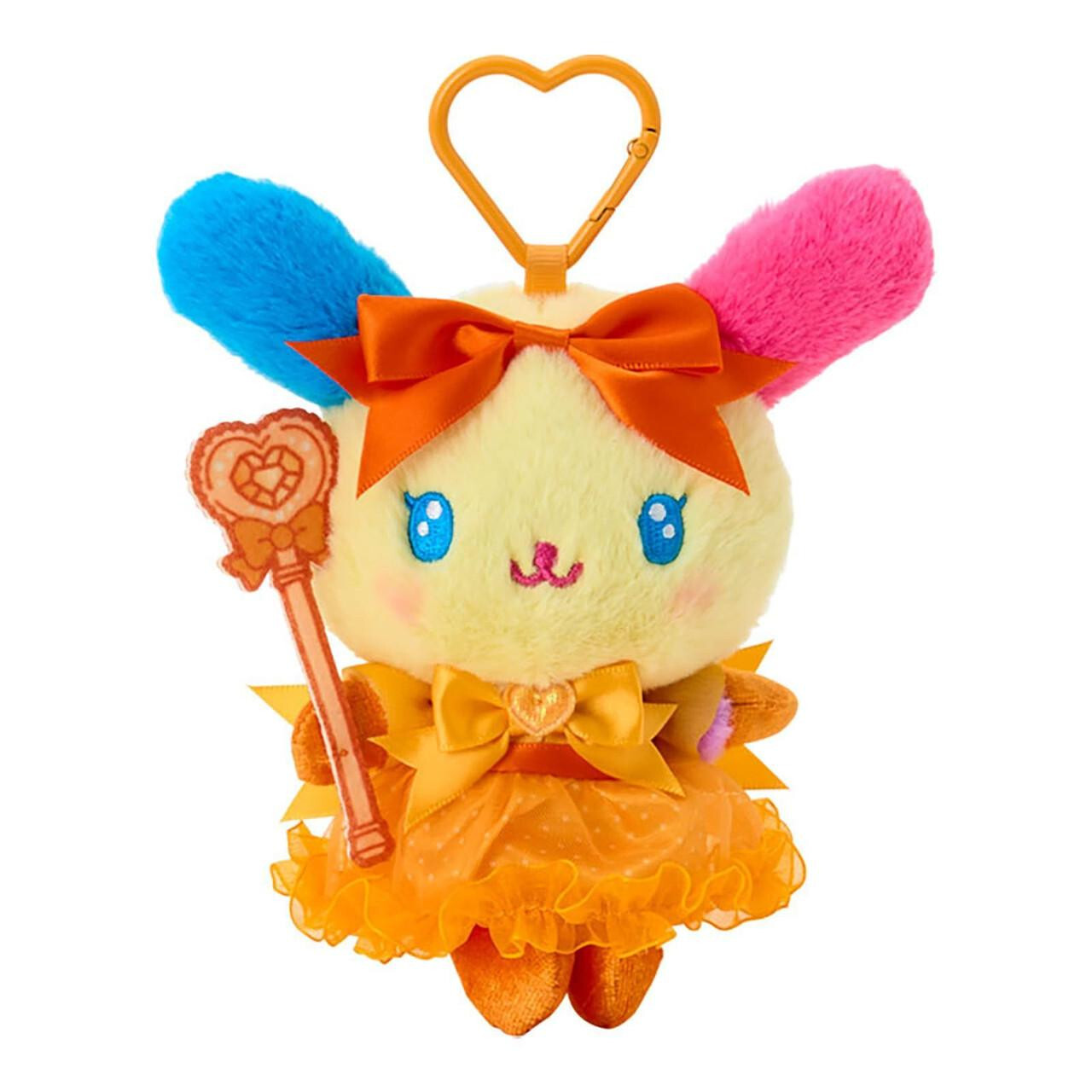 Sanrio Usahana Idol Orange Dress Plush Keychain