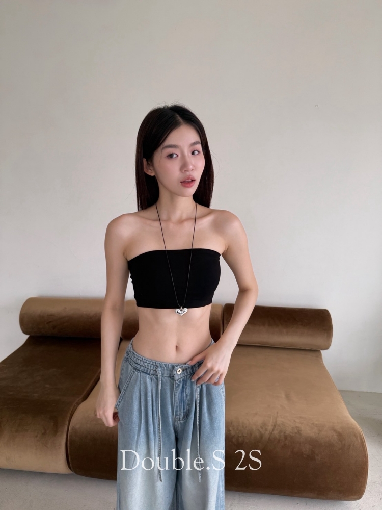 後釦平口Bra top*3色