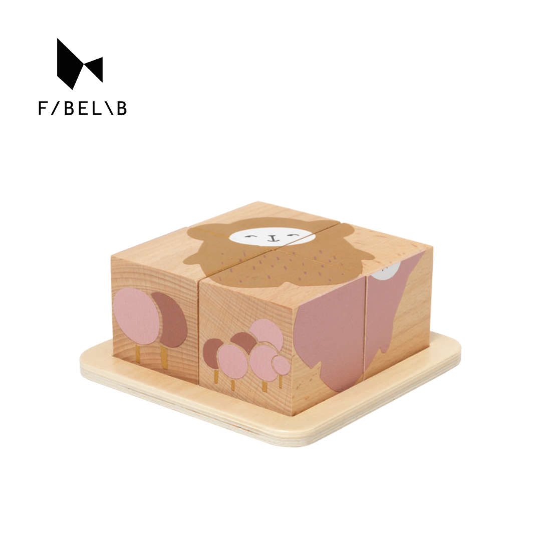 Fabelab 六面拼圖(木質)