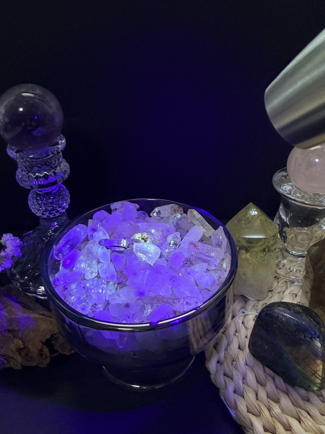 馬島油膽閃靈鑽碎石 含油膽 快充型水晶碎石