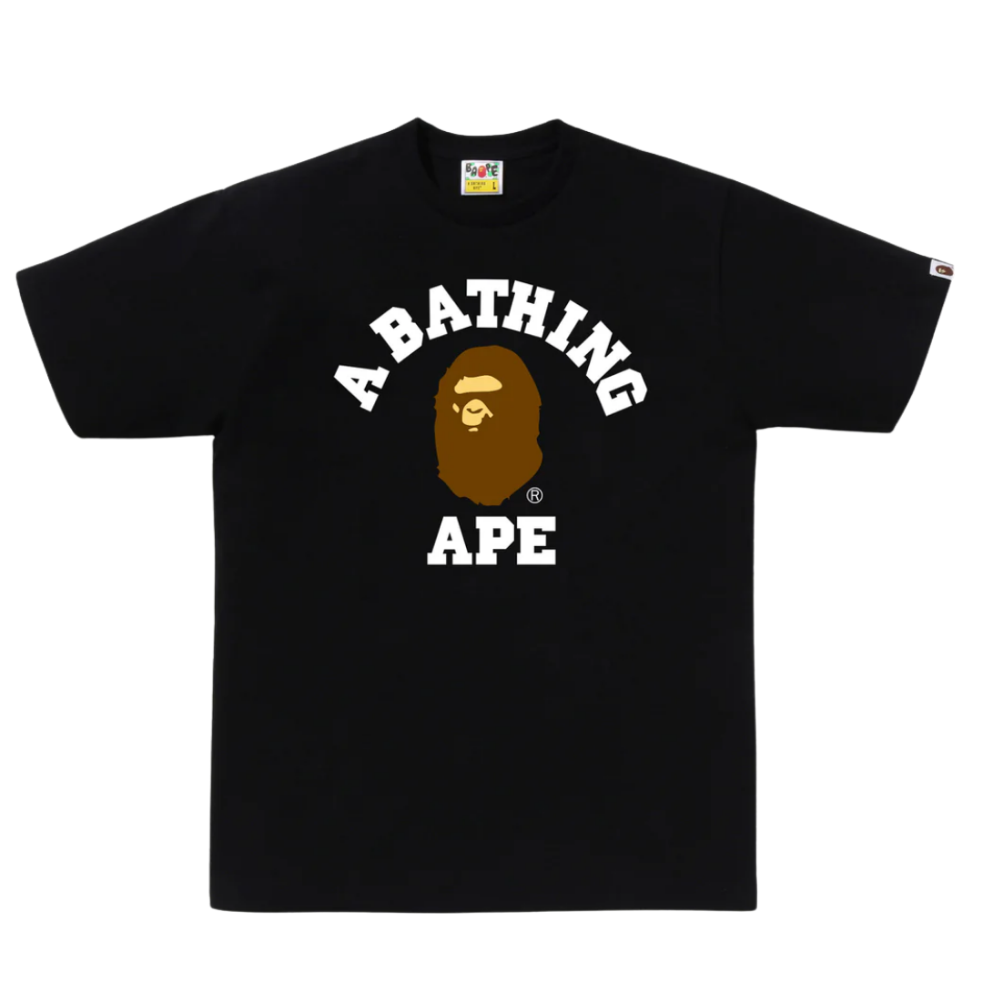 ☆ETW☆【EASY TO WEAR】BAPE COLLEGE TEE 猿人 大學 迷彩 短T 春夏