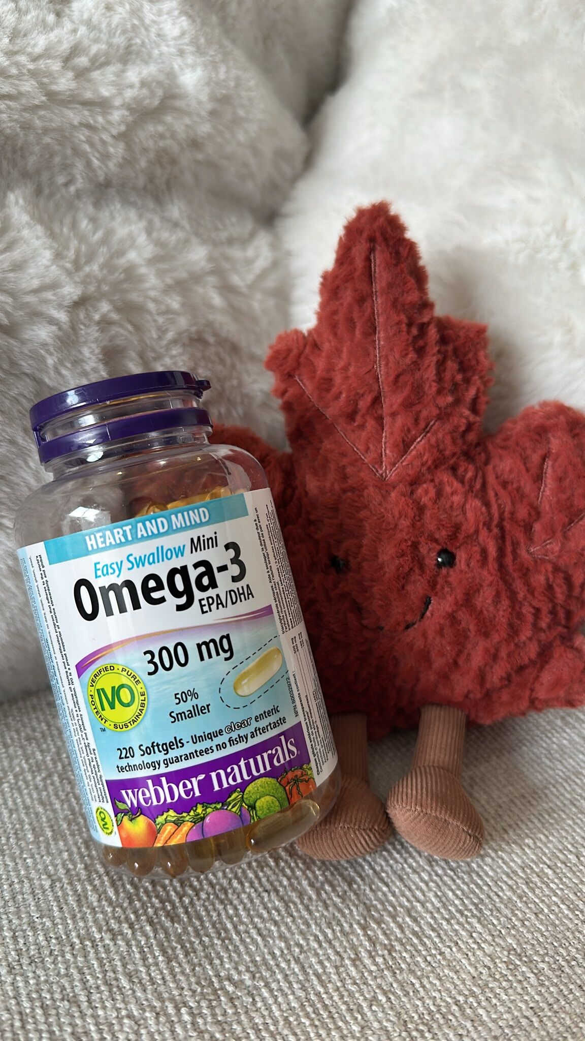 UU66 WN 迷你Omega-3膠囊 300mg 220粒  **到期日: 約 2029/11
