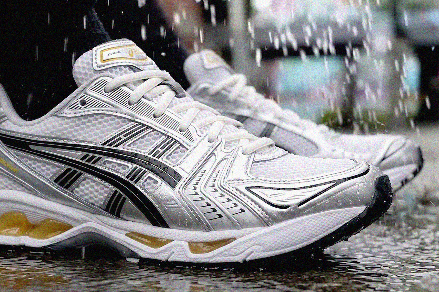 防御工事透氣防水噴霧 ASICS Gel-Kayano 14 效果實測