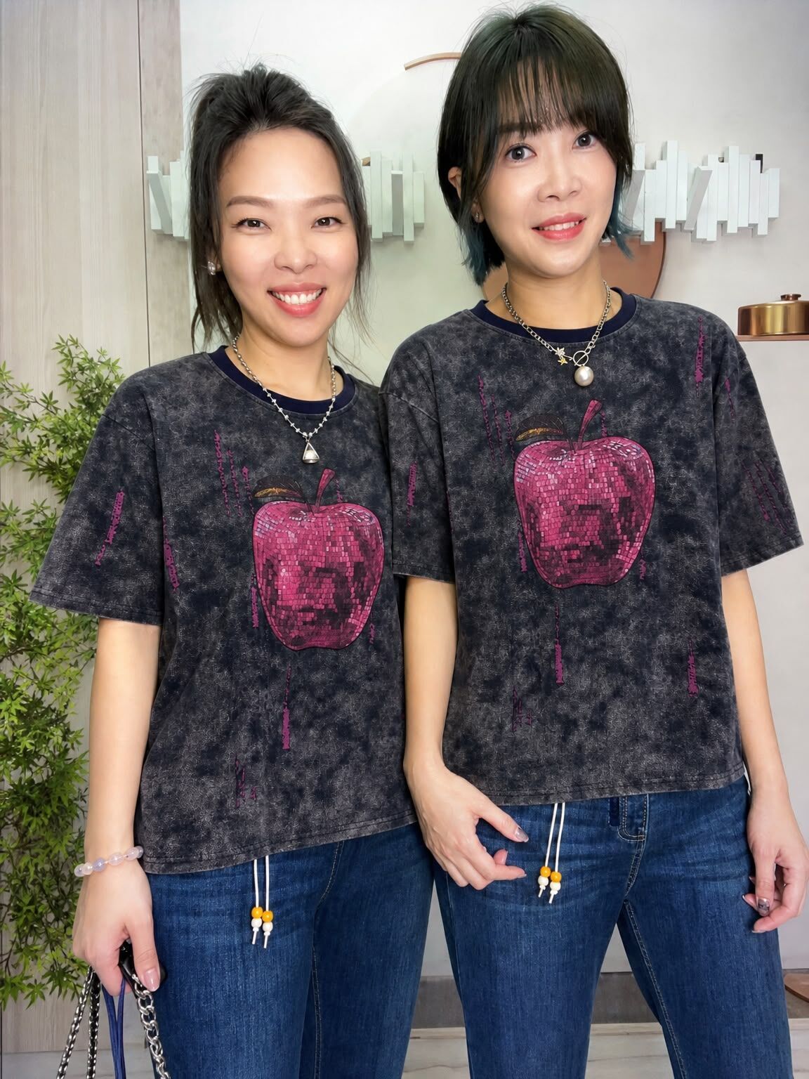 Mar 牌子Apple圖案top~185J