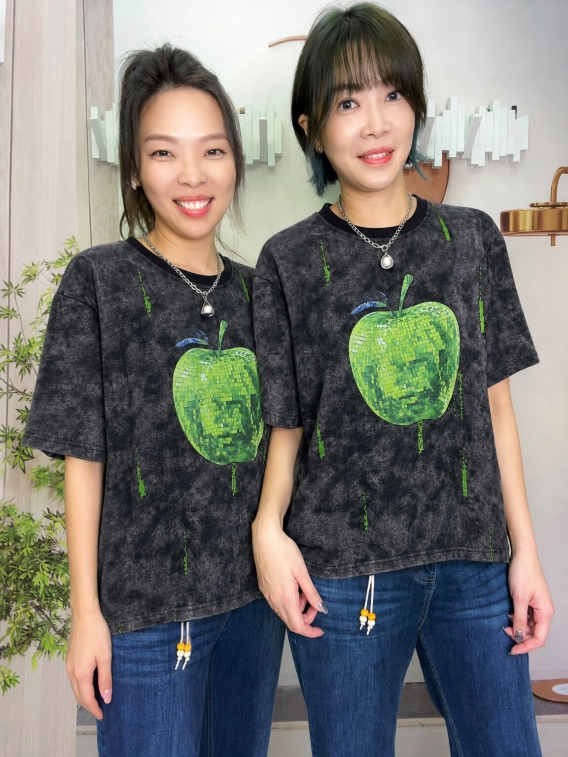 Mar 牌子Apple圖案top~185J