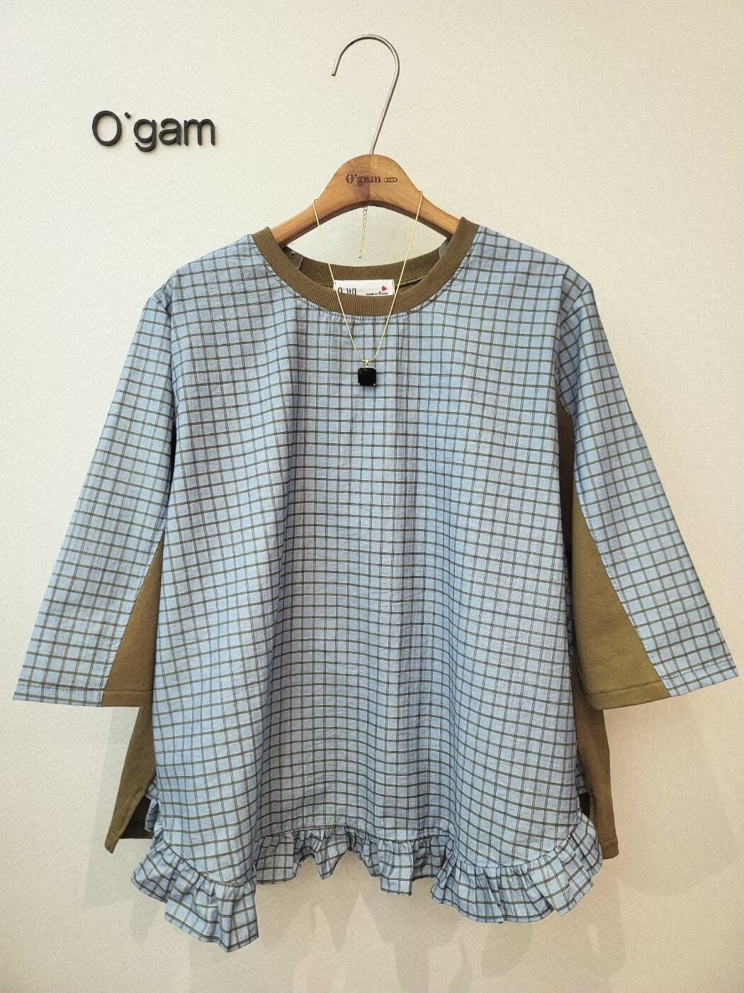 ogam~秋冬最新款格仔