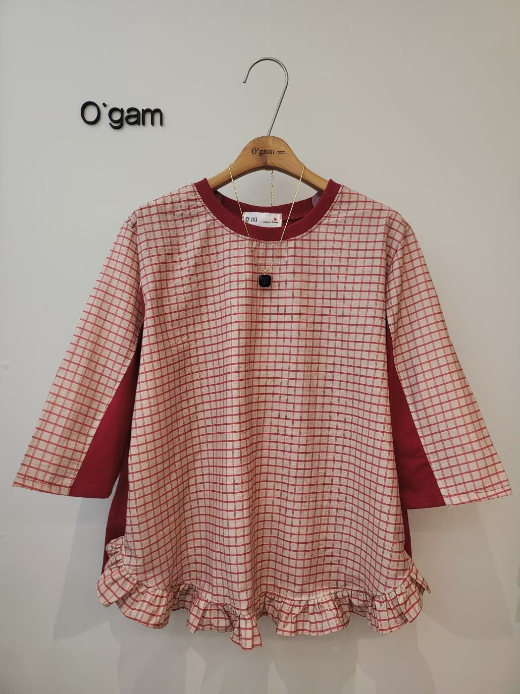 ogam~秋冬最新款格仔