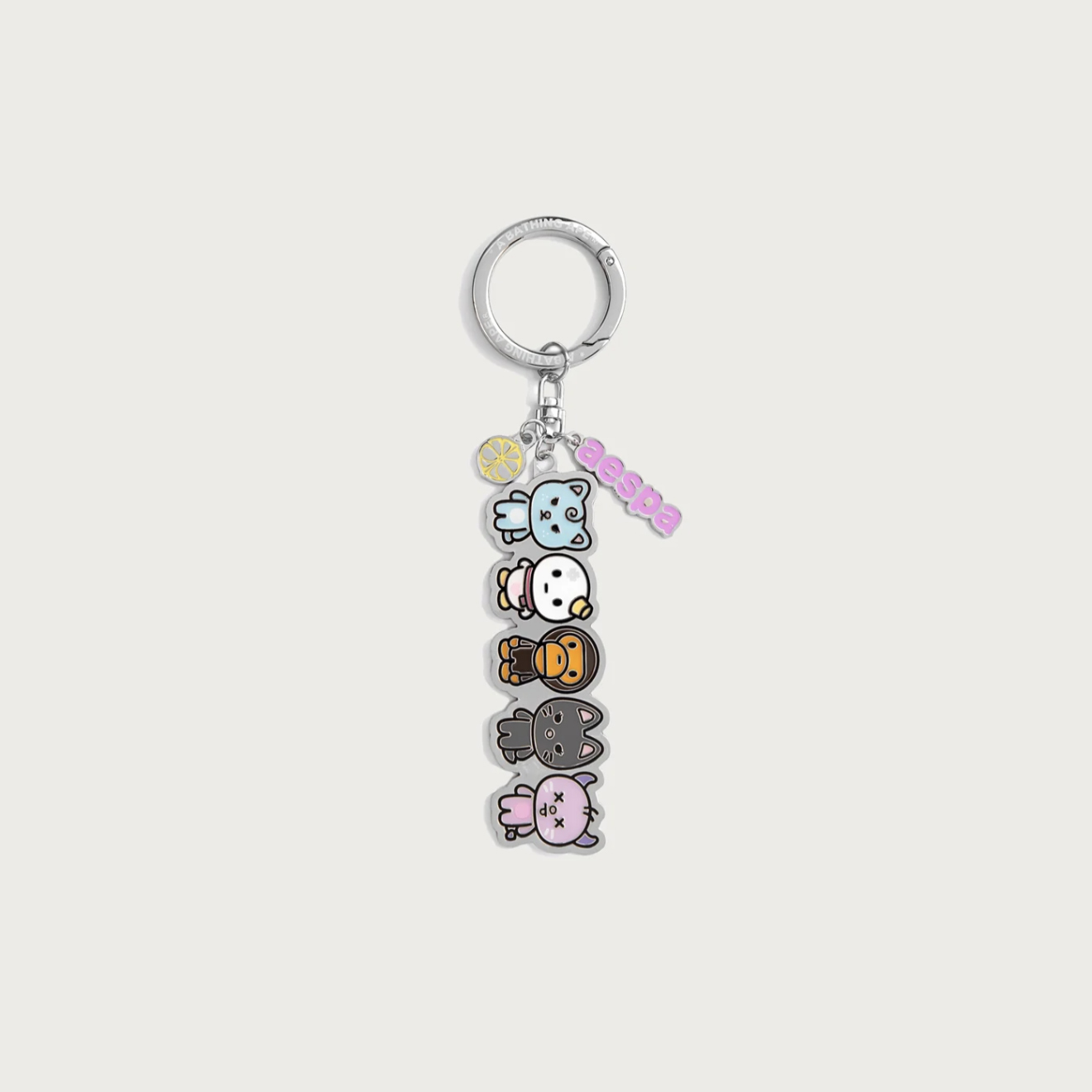 -(C014)-AESPA X A BATHING APE BAPE METAL KEYCAHIN 鑰匙圈 吊飾