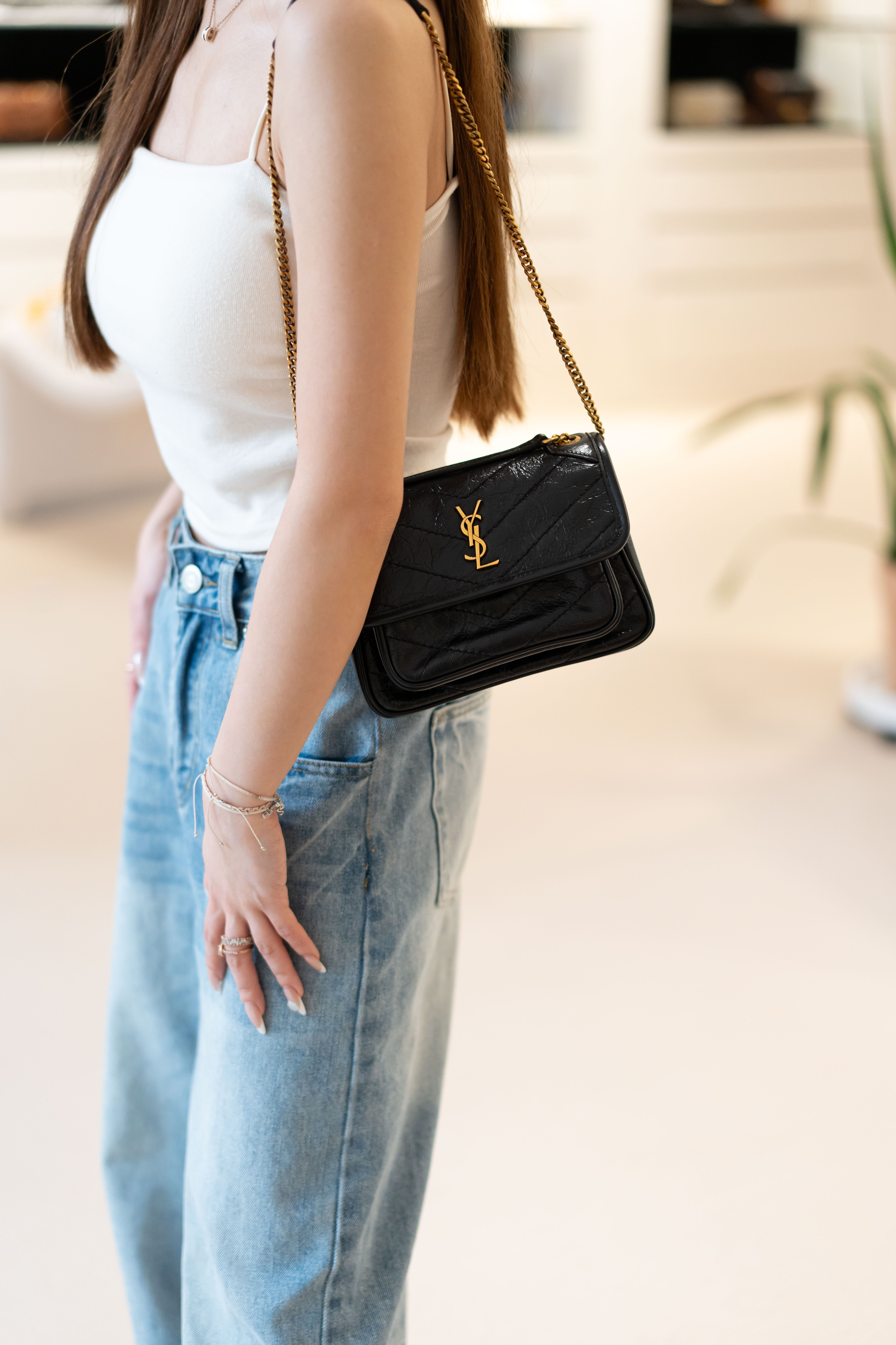 YSL Niki Mini 黑金