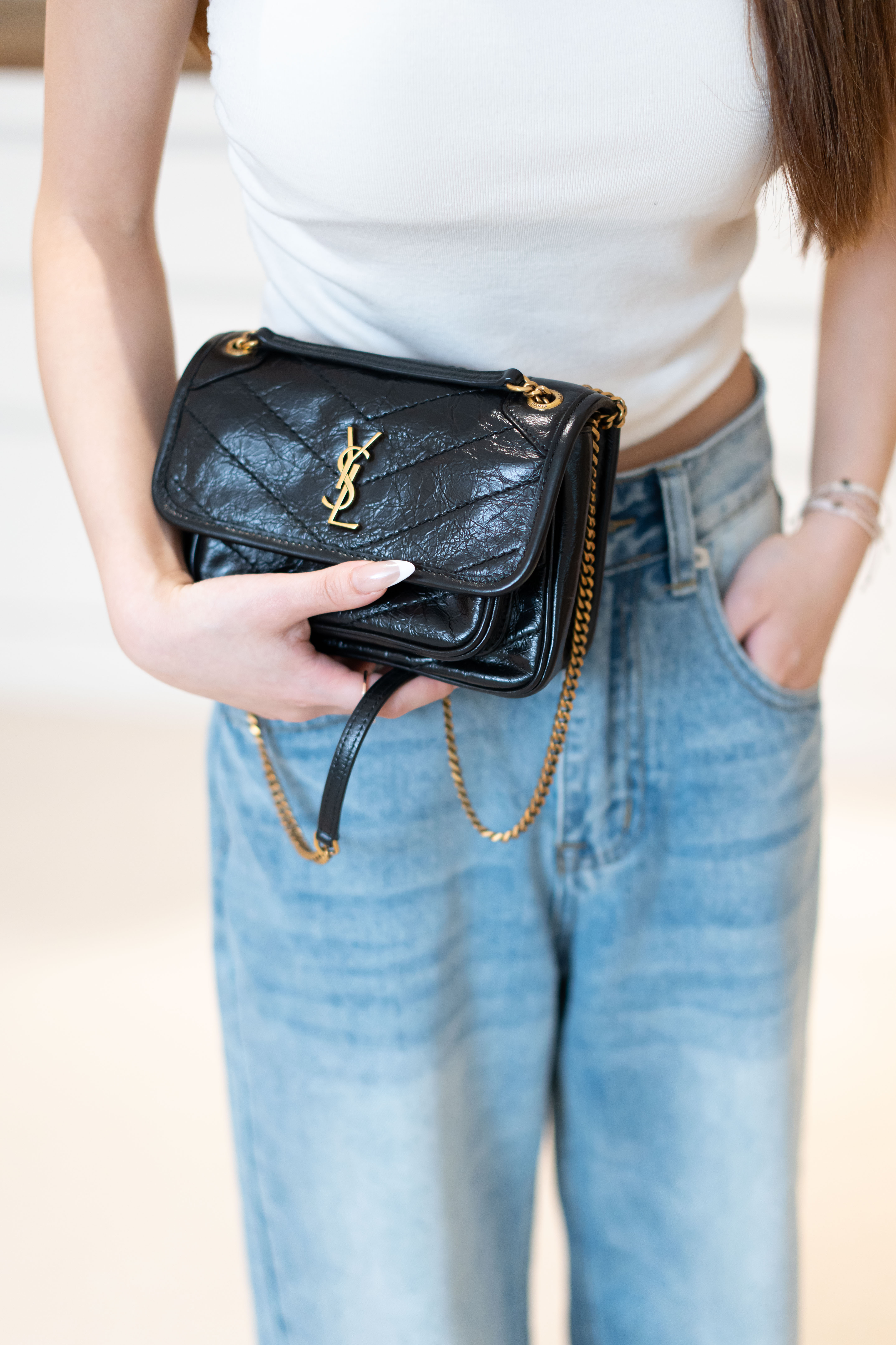 YSL Niki Mini 黑金