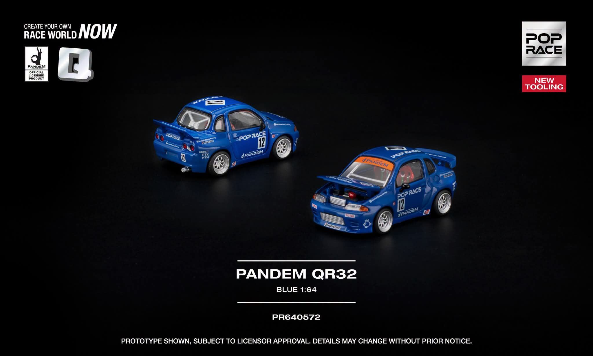 預訂PreOrder - Poprace PANDEM QR32 BLUE NEW TOOLING PR640572
