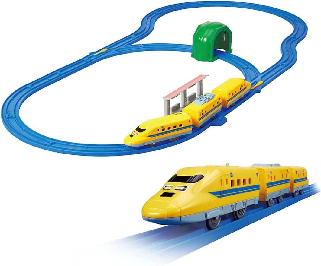 《 TAKARA TOMY 》 PLARAIL 起始套組-黃博士號