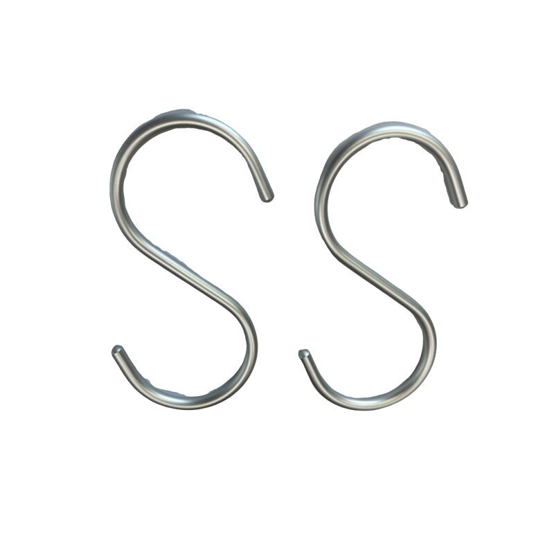 S型掛勾/鋁製 2入 8.5cm