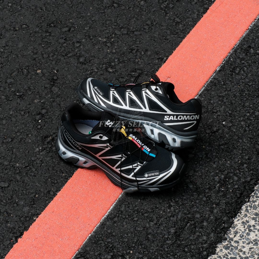 【逢甲 FUZZY】Salomon Xt-6 Gore-Tex "Black Silver" 黑銀 登山 防水鞋 474506