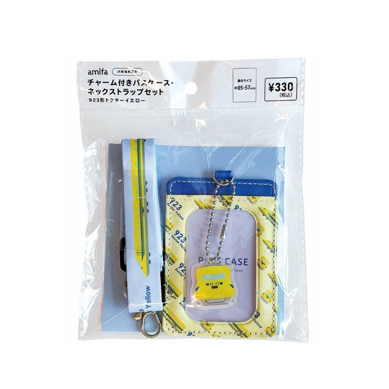 票卡夾/附掛繩 923形黃色醫生新幹線