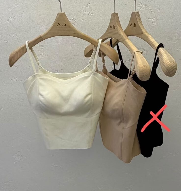 【限量】AQ11    莫代爾BRA TOP   胸34-42 長15連帶 $399