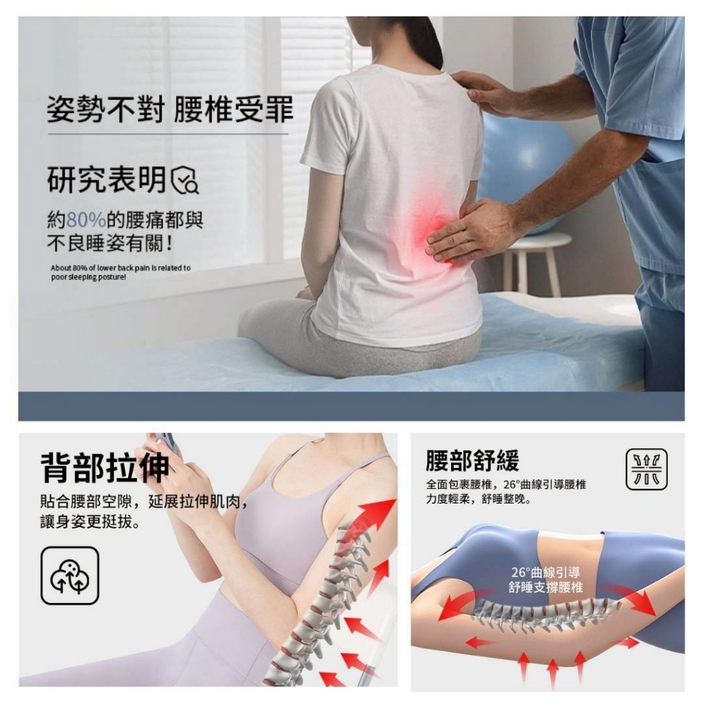 WSBB12449  1881 石墨烯針織護腰枕（9月底）