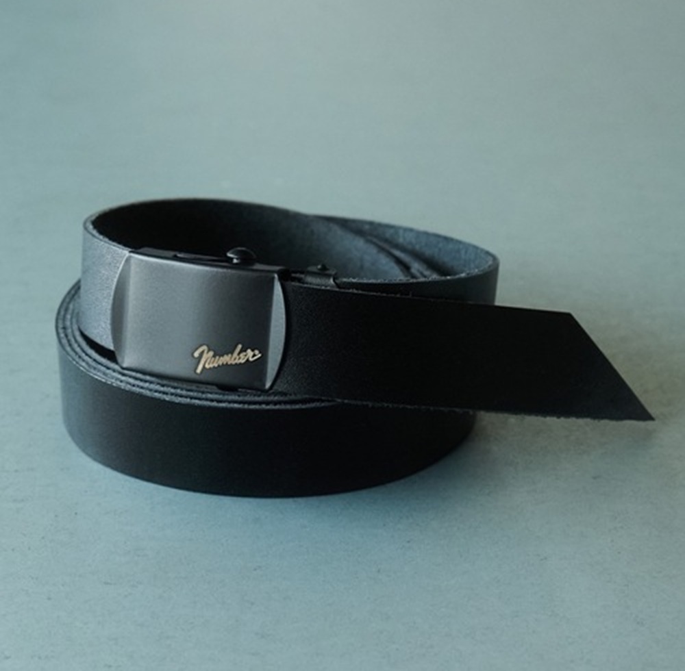 NUMBER NINE COW LEATHER GACHA BELT - PRE ORDER ITEM (預訂中)