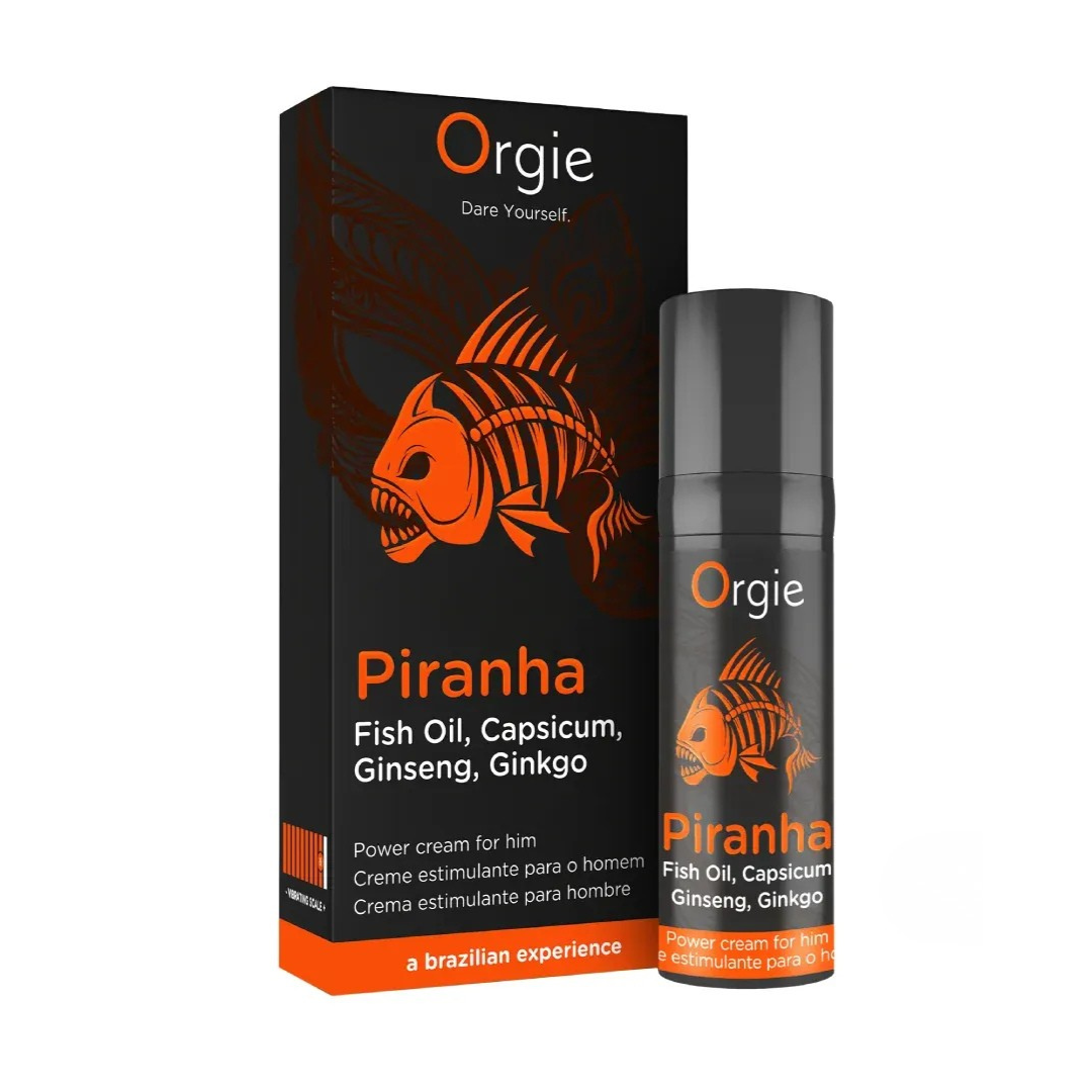 Orgie Piranha Power Cream 男士熱感能量增強膏(15ml）