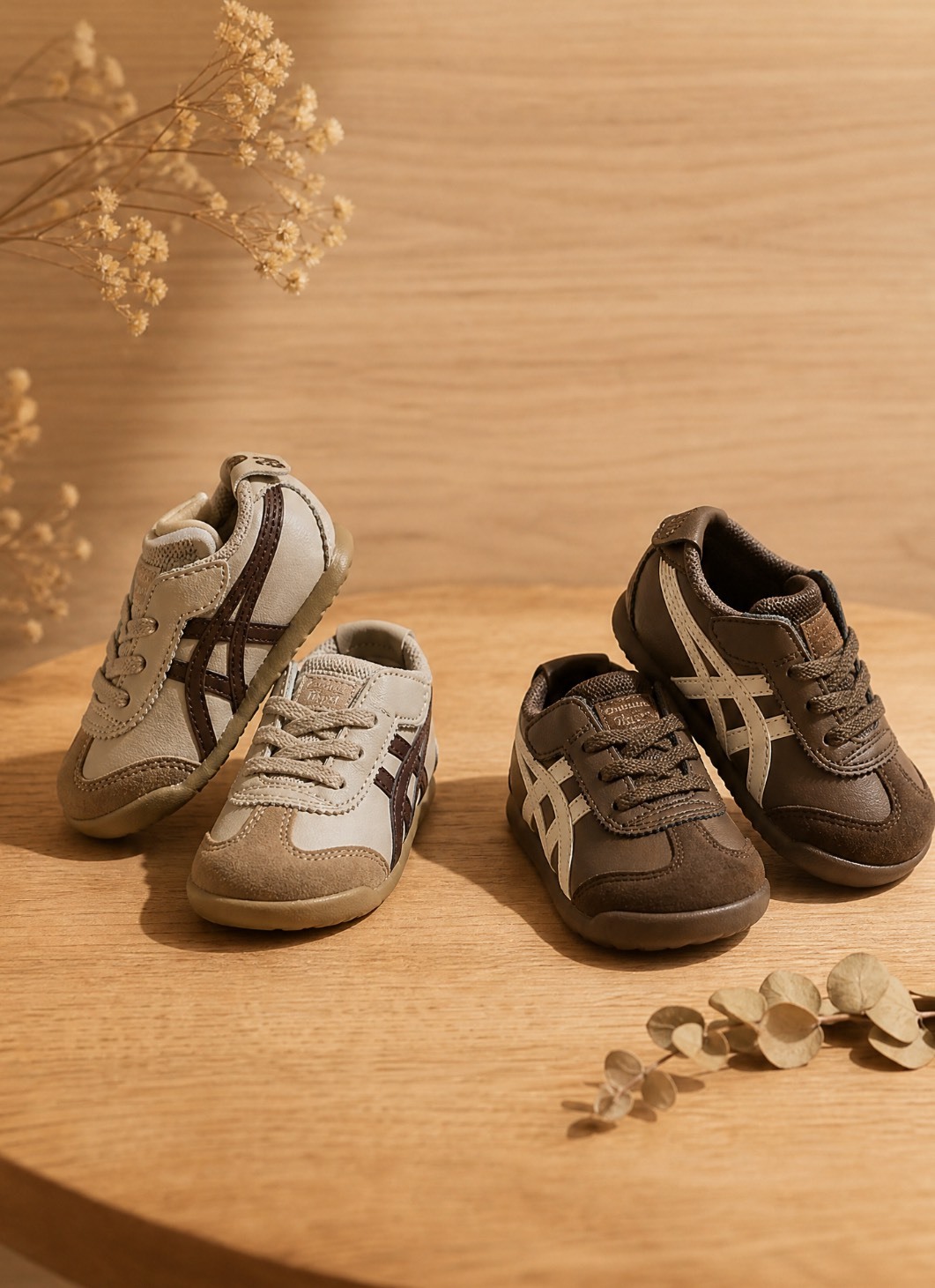 【APAIR】預購 Onitsuka Tiger 鬼冢虎 MEXICO 66 KIDS 灰褐色 咖啡奶油 1184A074-207 1184A074-208