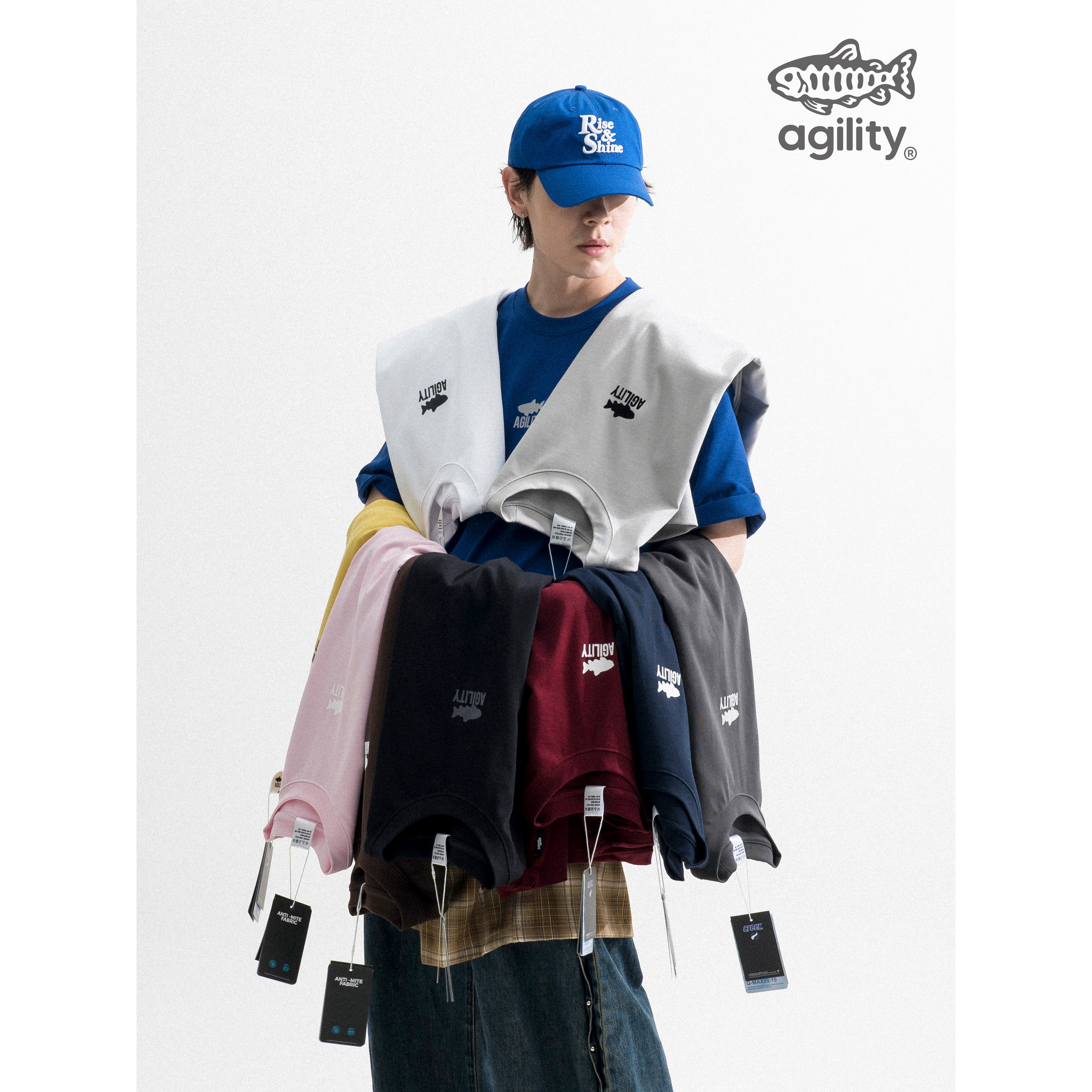 AGILITY Image Heavy Tee / Shadow 魚影 [RS0-SW]