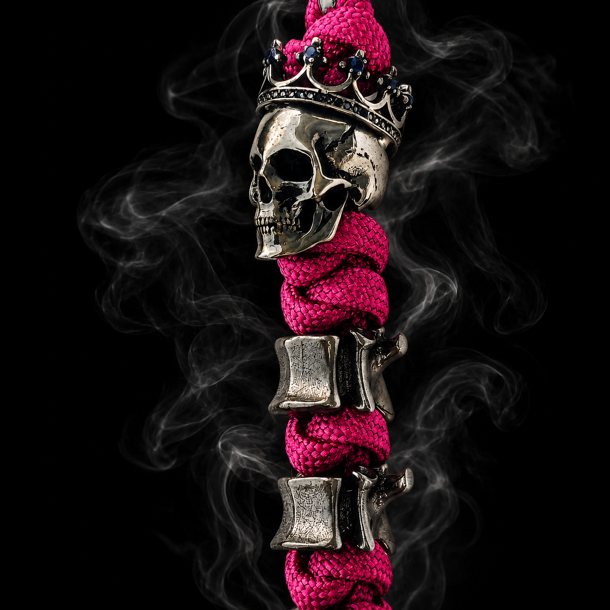 Panda Mouthtip “Skull In A Crown” - "Single" - Pink