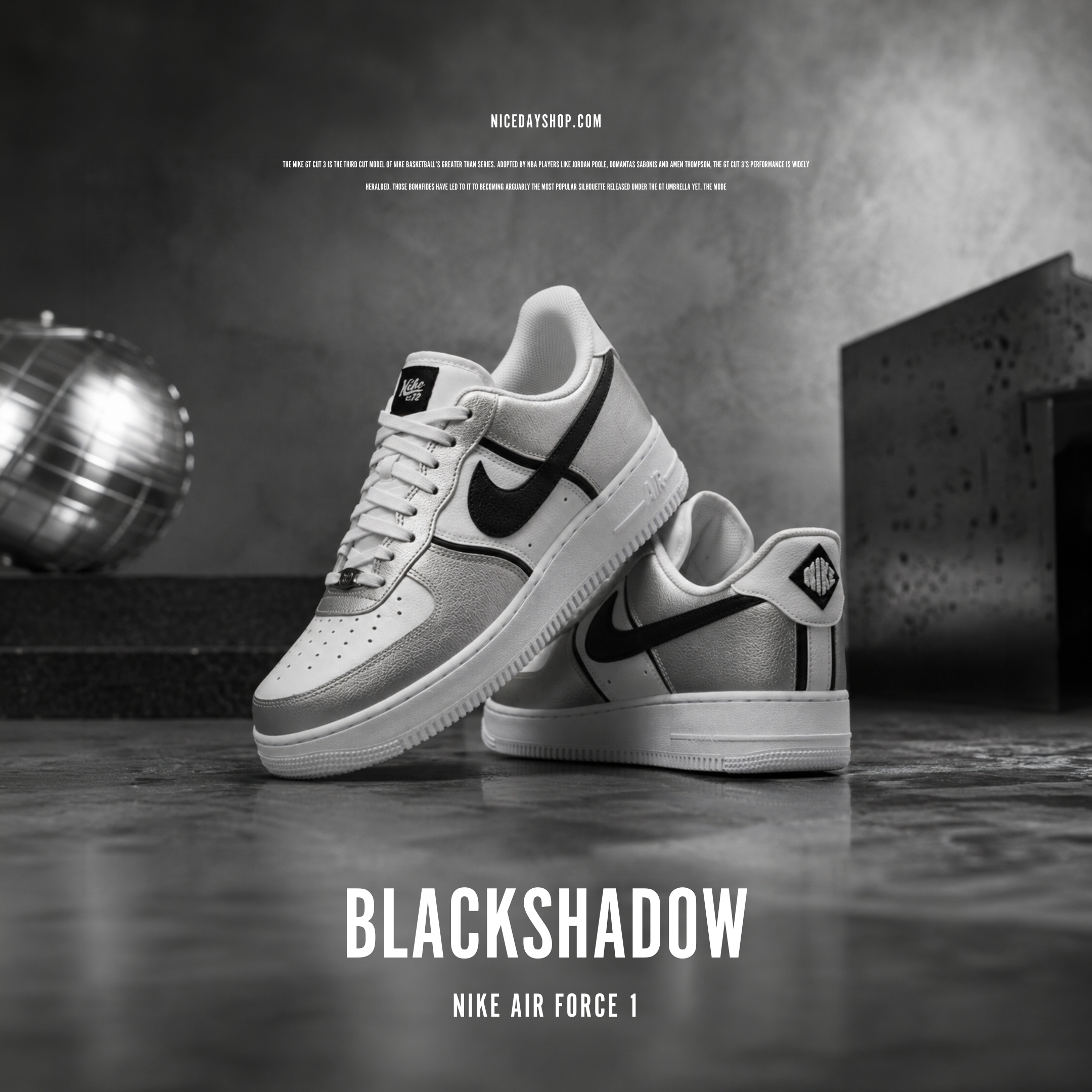 NICEDAY 代購 Nike Air Force 1 銀黑 黑銀 金屬 液態銀 銀 灰 黑 IM5752-001