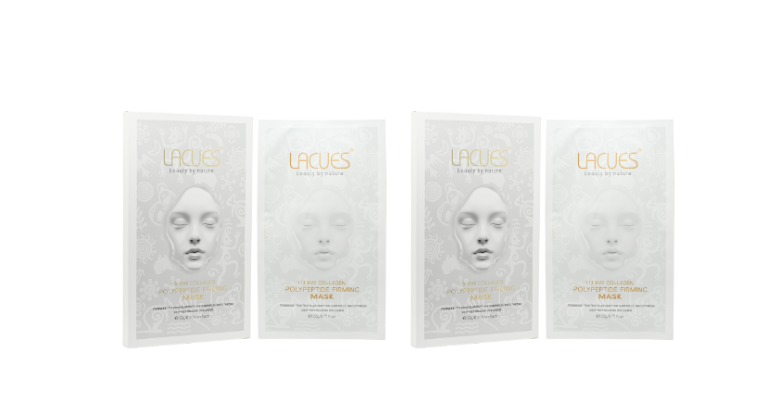 DE039 LACUES 膠原灌注多肽緊緻面膜5pcｓ 一套2件EXP:2028/1/31