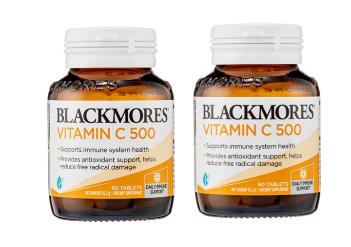 DE037 BLACKMORES 維他命C 500MG 60TAB 一套2件 EXP:2028/3/31