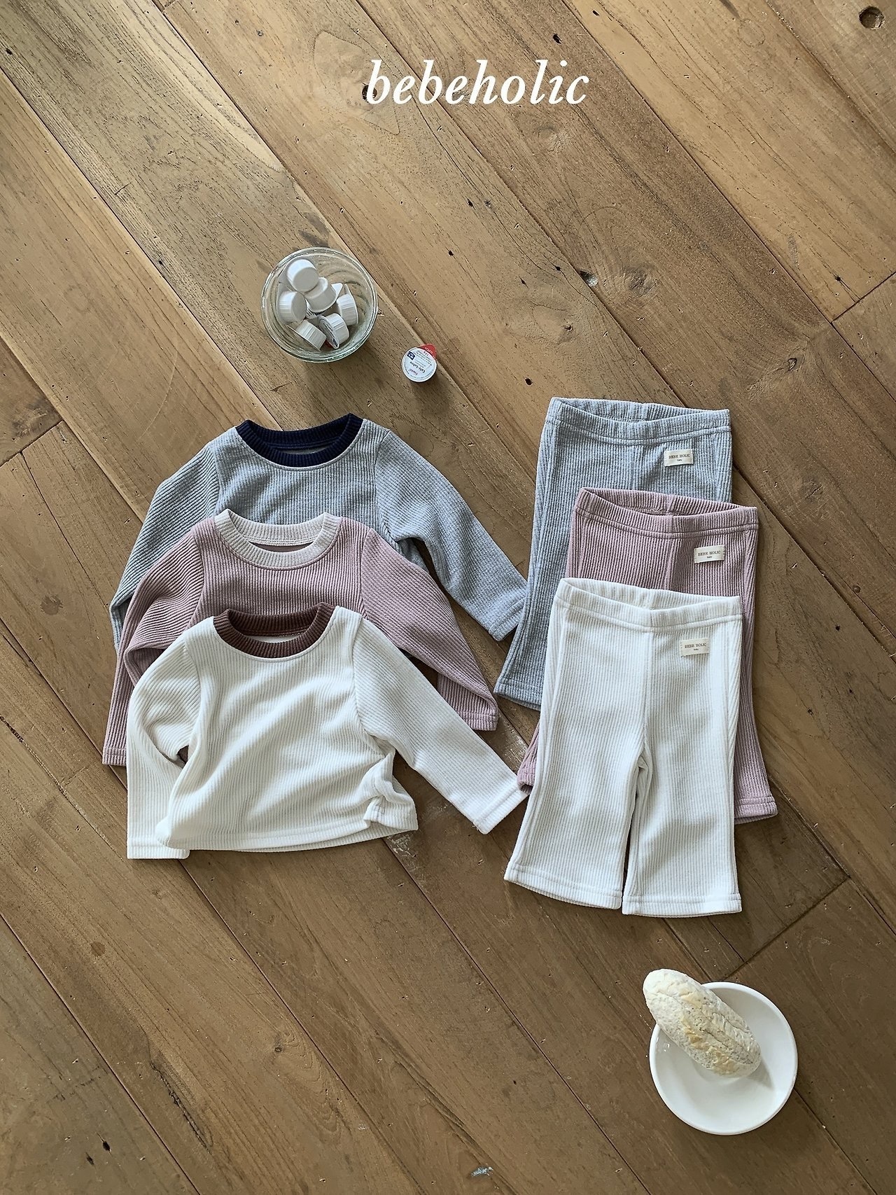 BEBE HOLIC Pepper Shirring Set