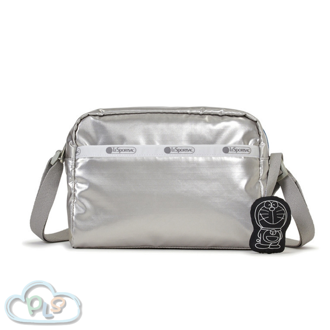 DANIELLA 斜背包 多啦A夢 LeSportsac 銀亮色 #12002-1