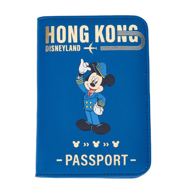 樂園限定 機場系列 米奇 Mickey 機長圖案 護照套 -香港迪士尼樂園